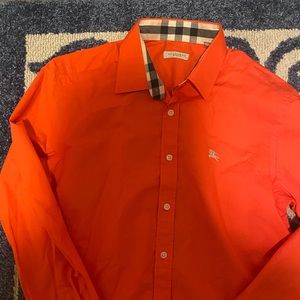 Men’s | Button Down | Size: L | Color: Orange